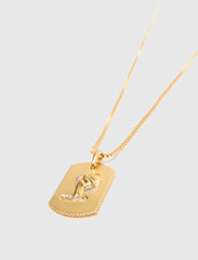 Maje Online / Zodiac sign plaque necklace