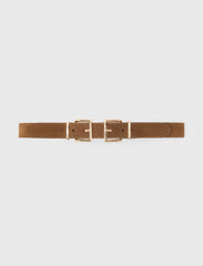 Maje Sale / Double buckle suede belt