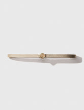 Maje Sale / Slim belt with Clover buckle