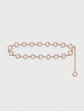 Maje On Sale / Two-tone Clover chain belt