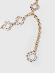 Maje On Sale / Two-tone Clover chain belt