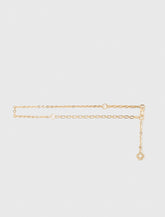Maje Outlet / Clover logo chain belt