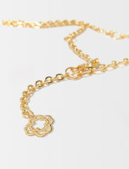 Maje Outlet / Clover logo chain belt