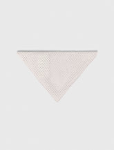Maje New / Rhinestone wool triangle scarf