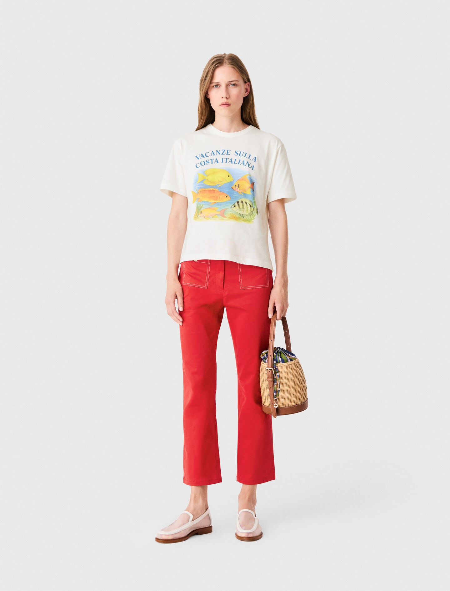 Maje Online / T-shirt with fish print