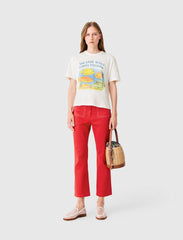 Maje Online / T-shirt with fish print