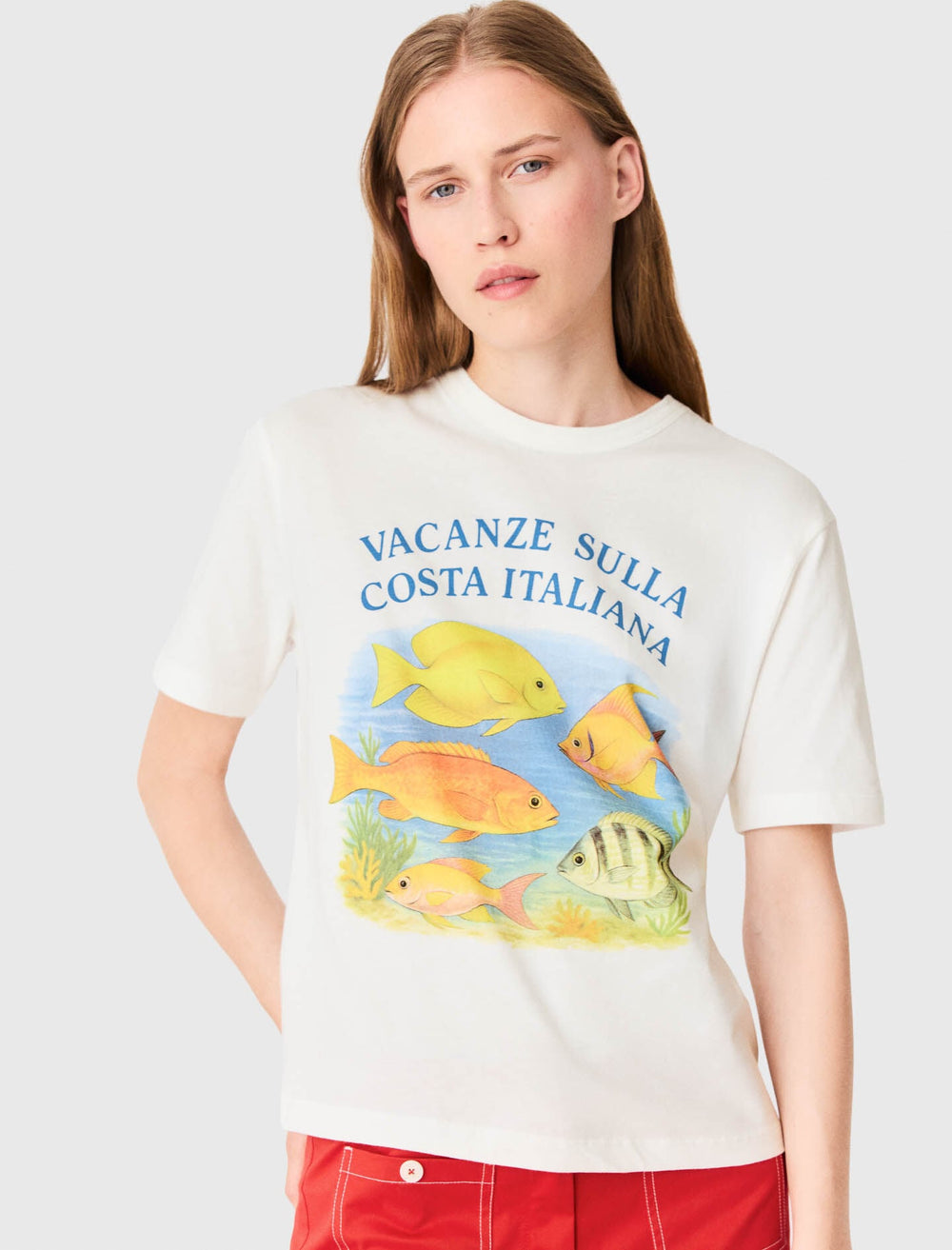 Maje Online / T-shirt with fish print