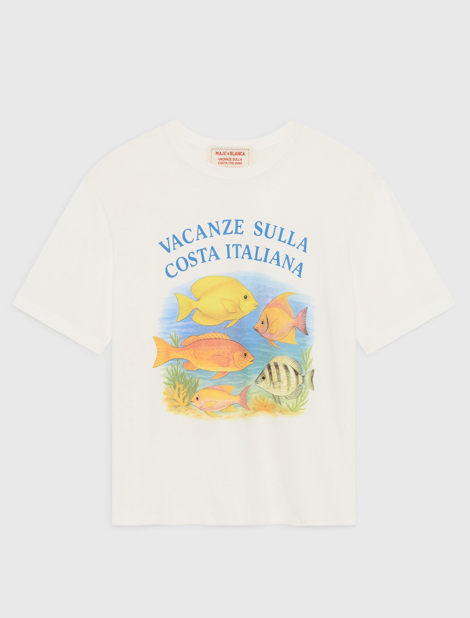 Maje Online / T-shirt with fish print