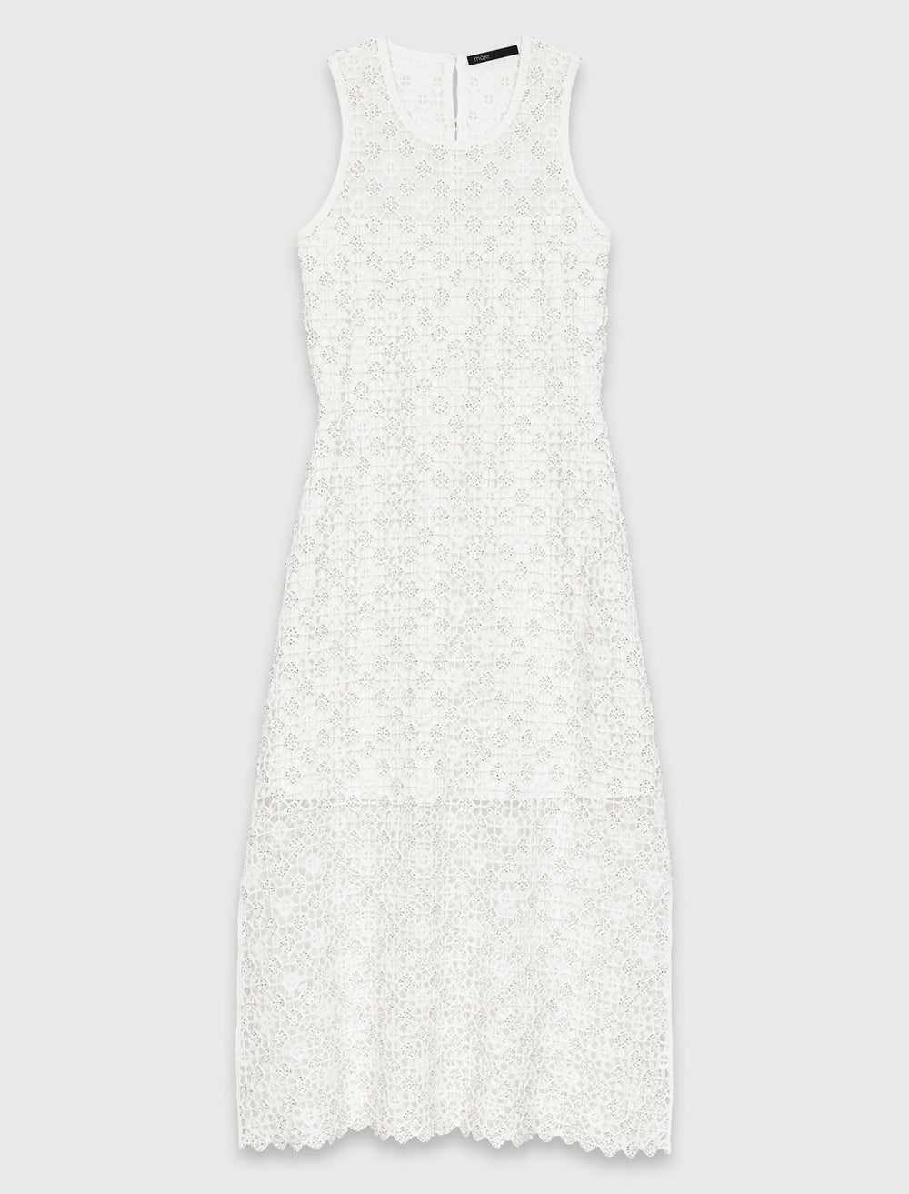 Maje On Sale / Rhinestone crochet maxi dress