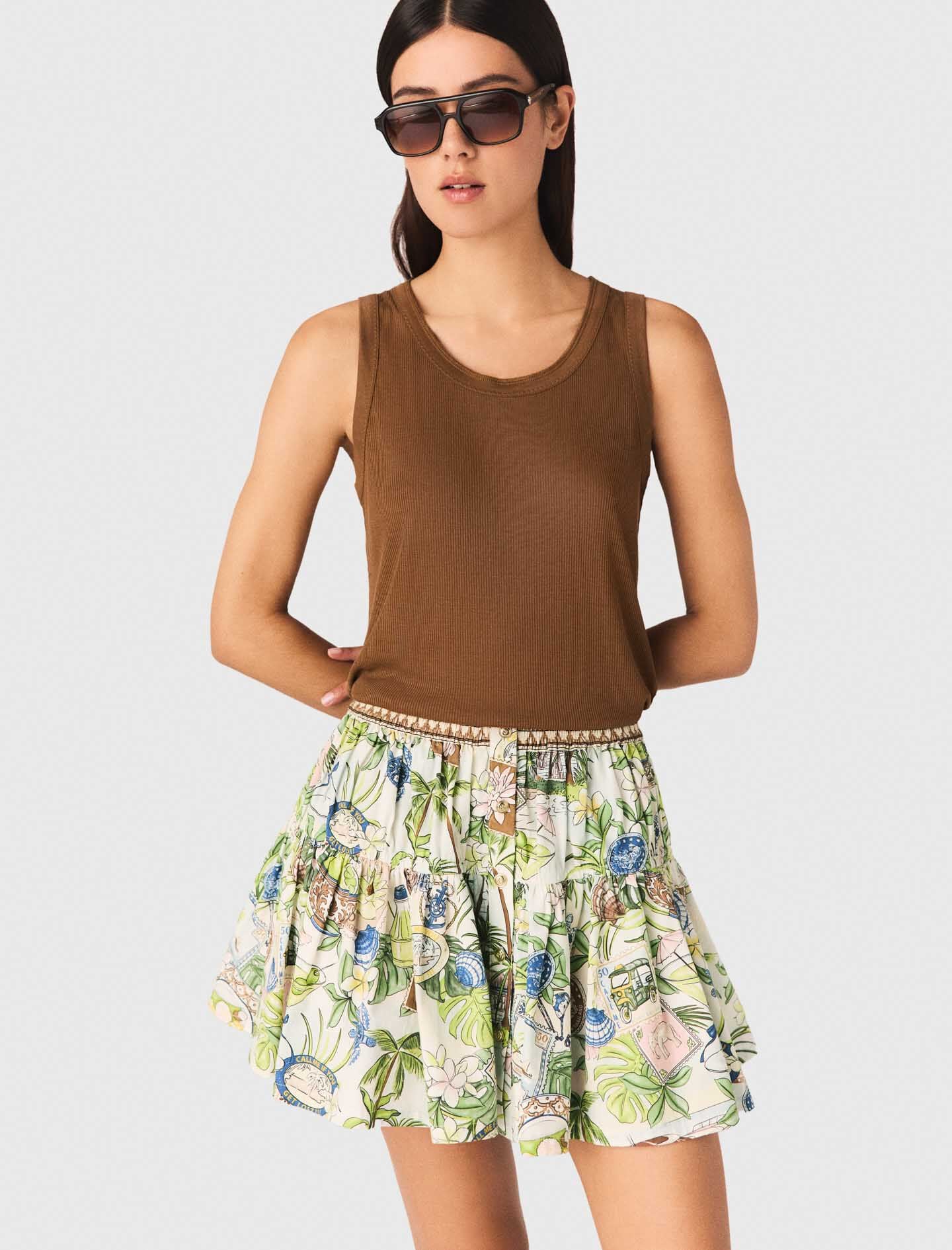 Maje Outlet / Rib knit vest top