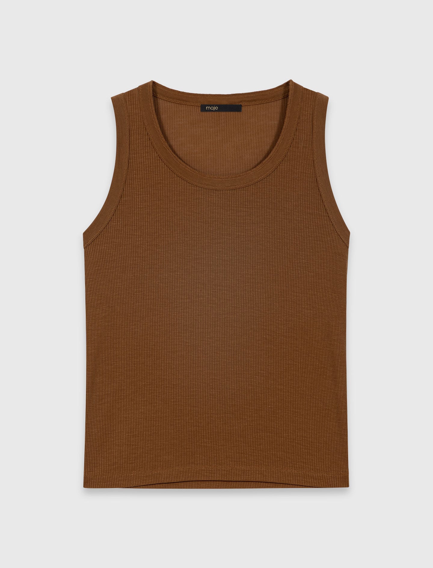 Maje Outlet / Rib knit vest top