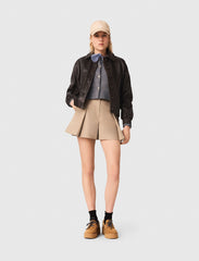 Maje New / Cropped leather jacket