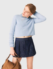 Maje Online / Sweater with jeweled bows on back