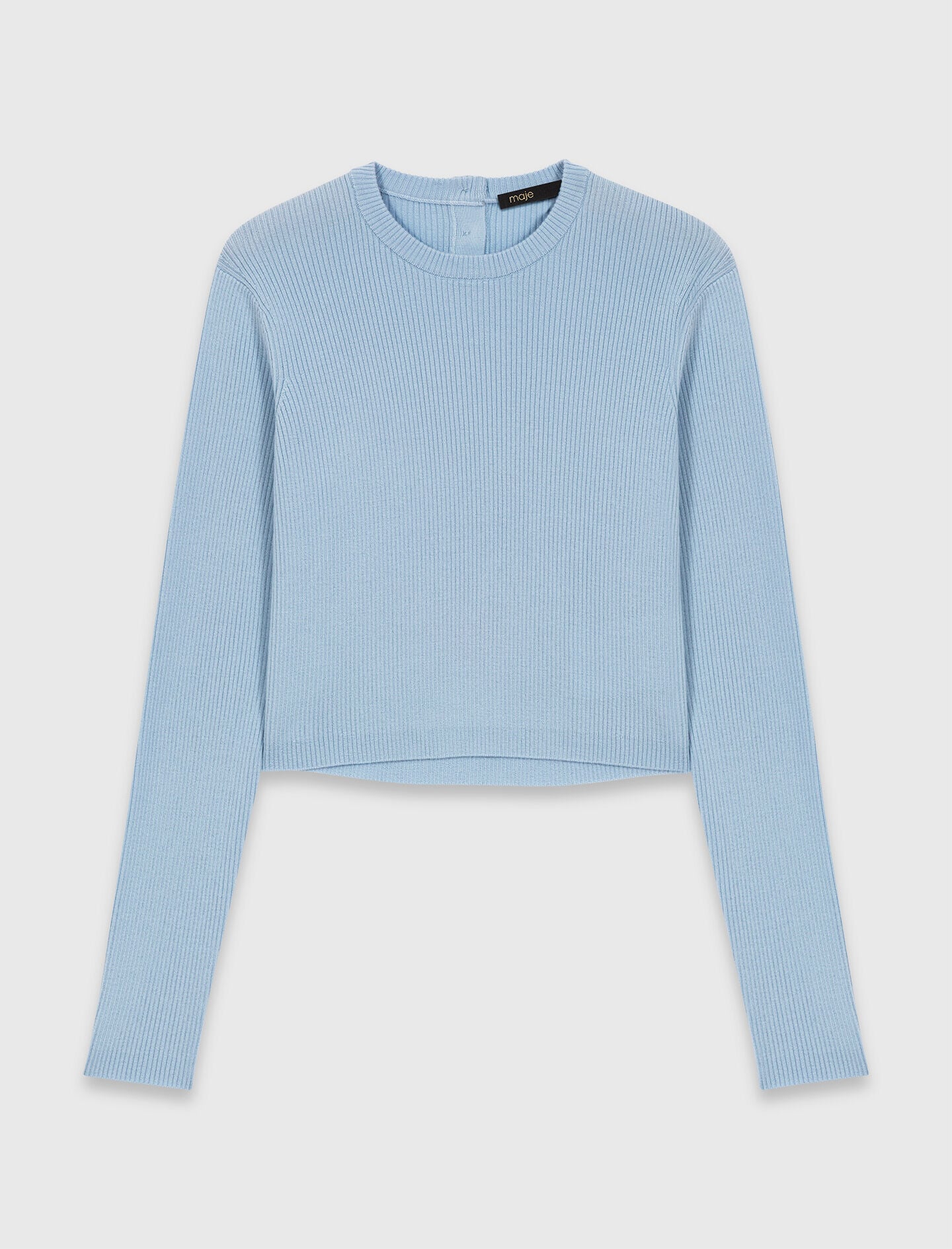 Maje Online / Sweater with jeweled bows on back