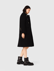 Maje Sale / Long wool blend coat