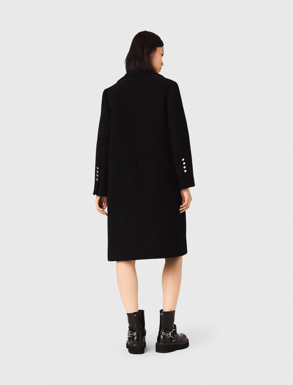 Maje Sale / Long wool blend coat