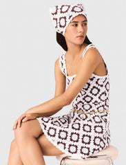 Maje New / Floral crochet dress