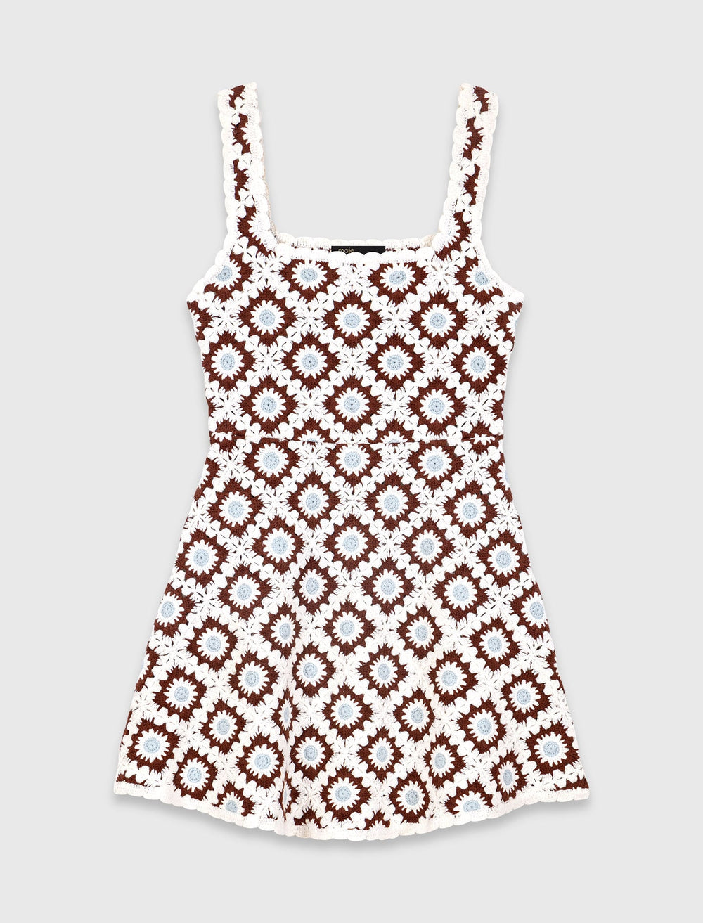 Maje New / Floral crochet dress