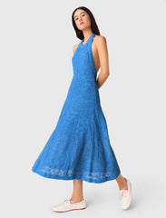 Maje Online / Backless guipure maxi dress