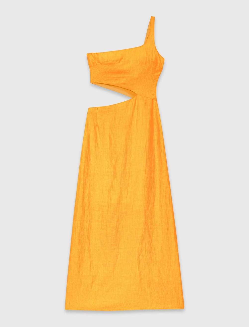 Maje Shop / Asymmetrical Linen-Blend Dress