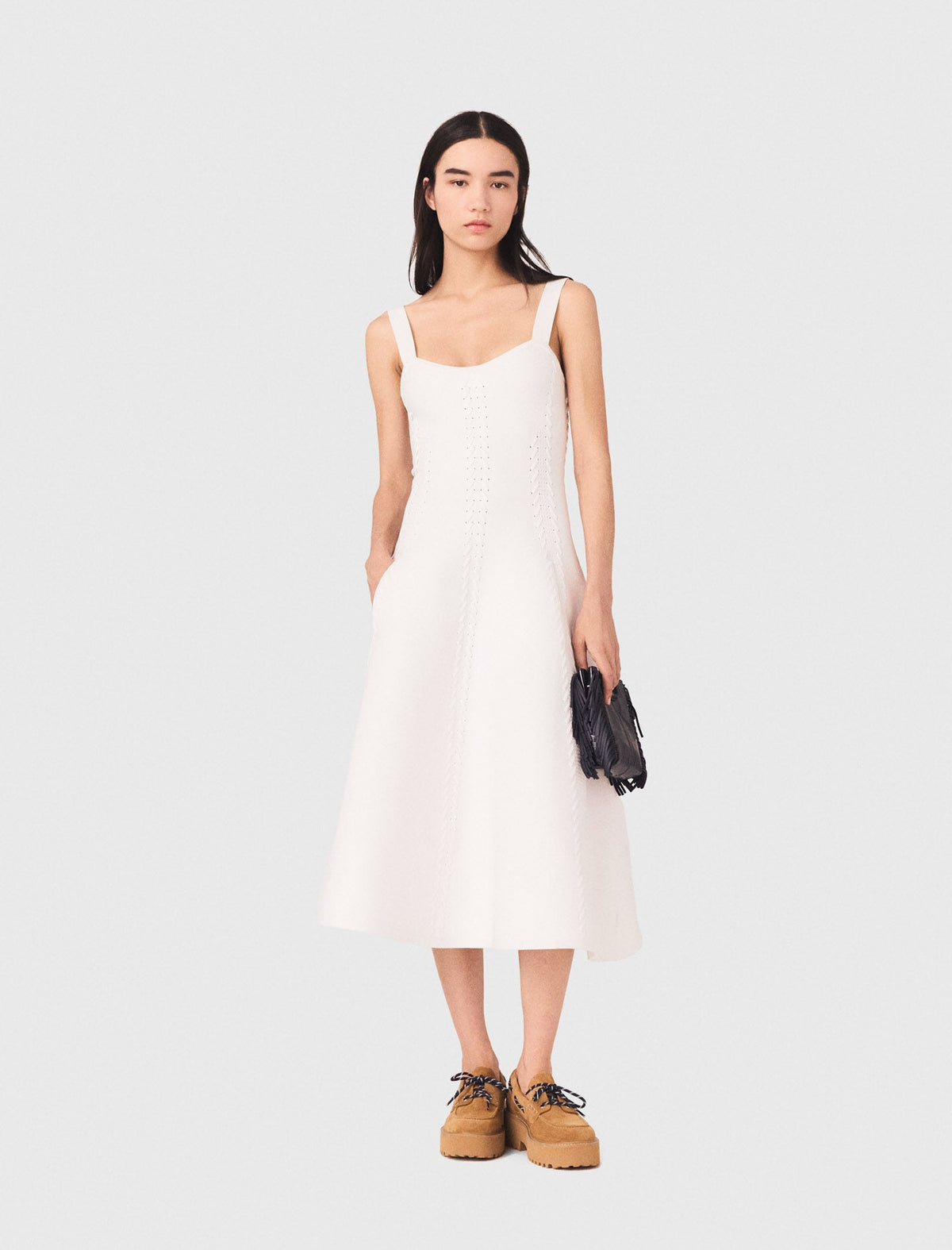 Maje Sale / Knit midi dress
