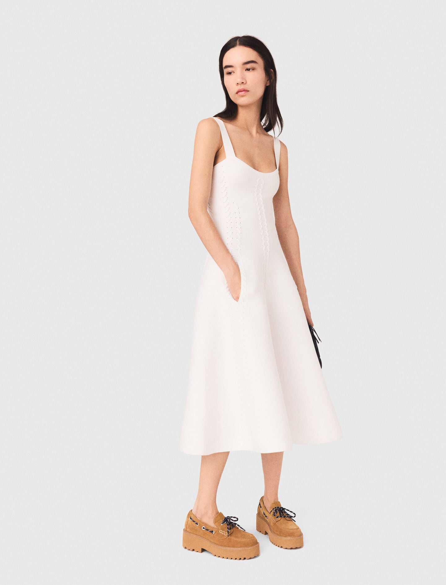 Maje Sale / Knit midi dress