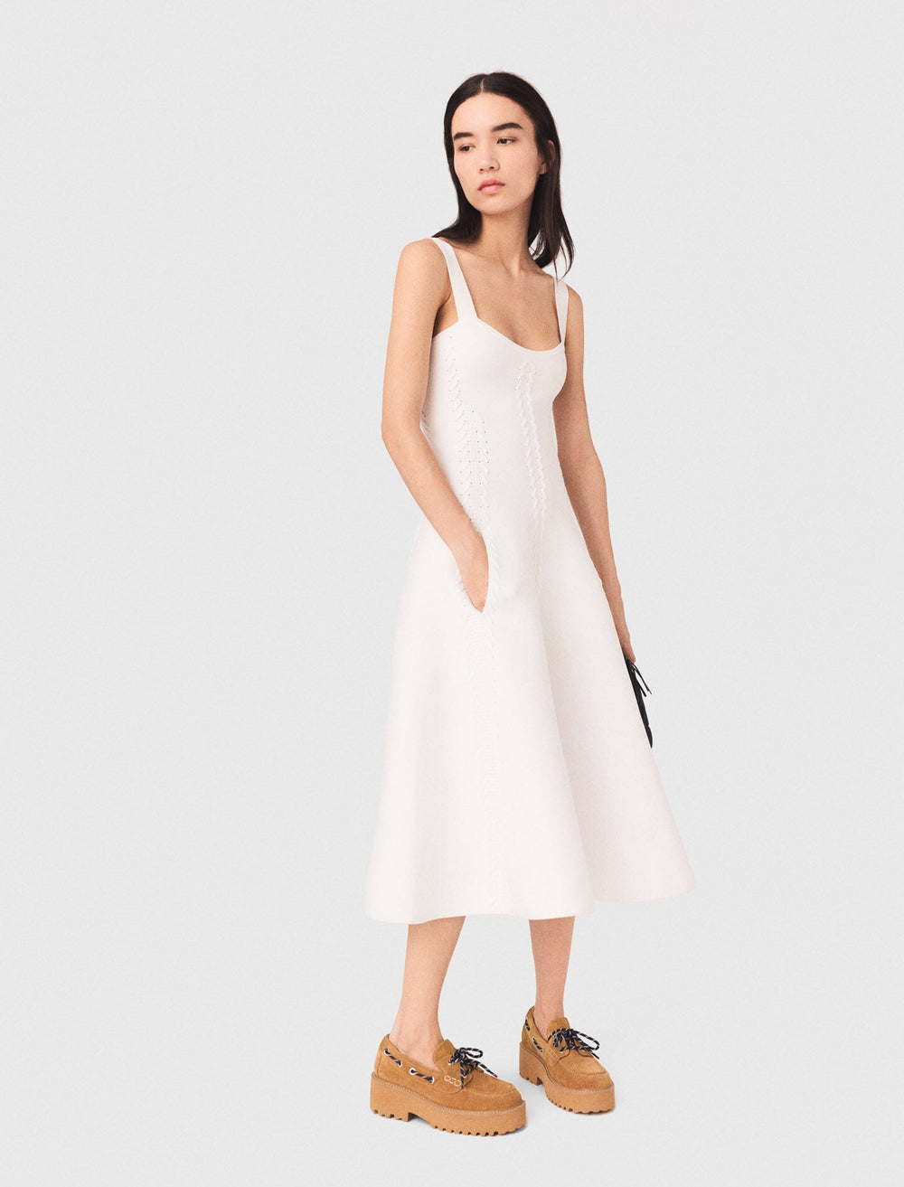 Maje Sale / Knit midi dress