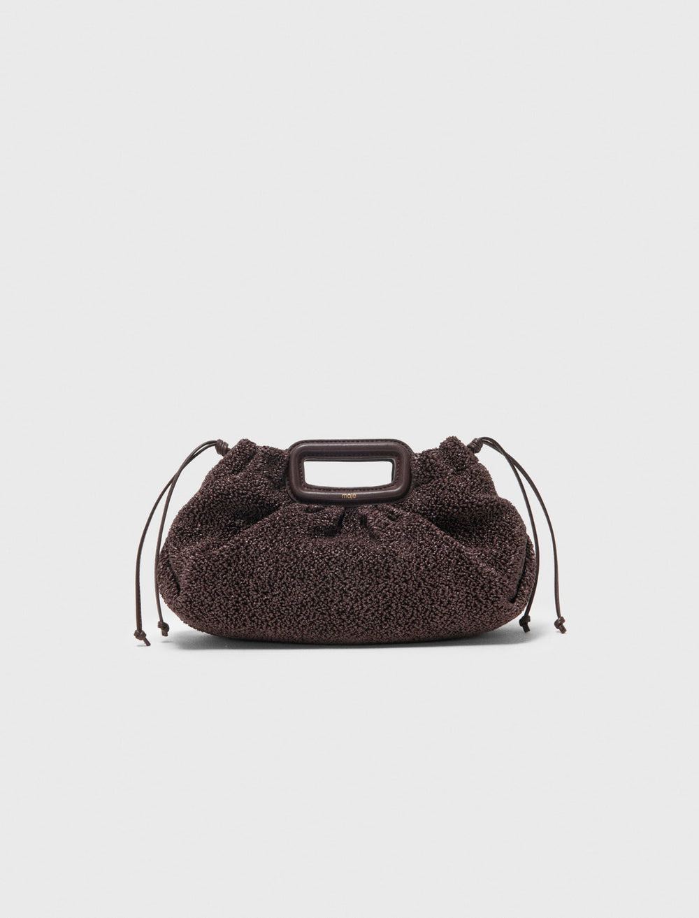 Maje Sale / Mipli bouclé effect clutch bag