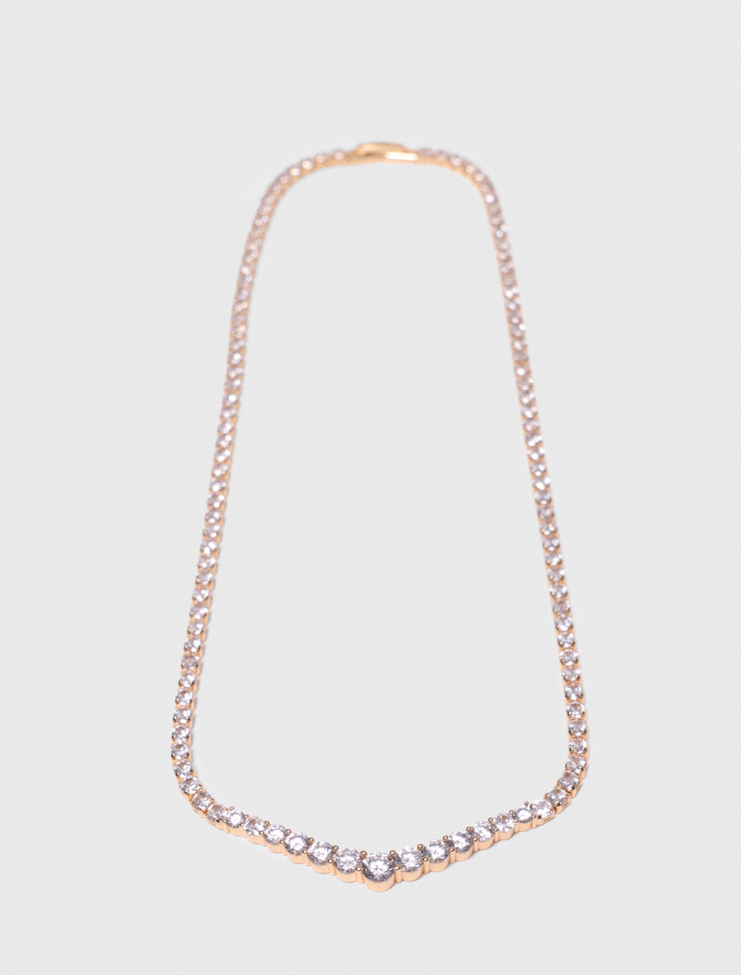 Maje Shop / Cascade diamanté necklace