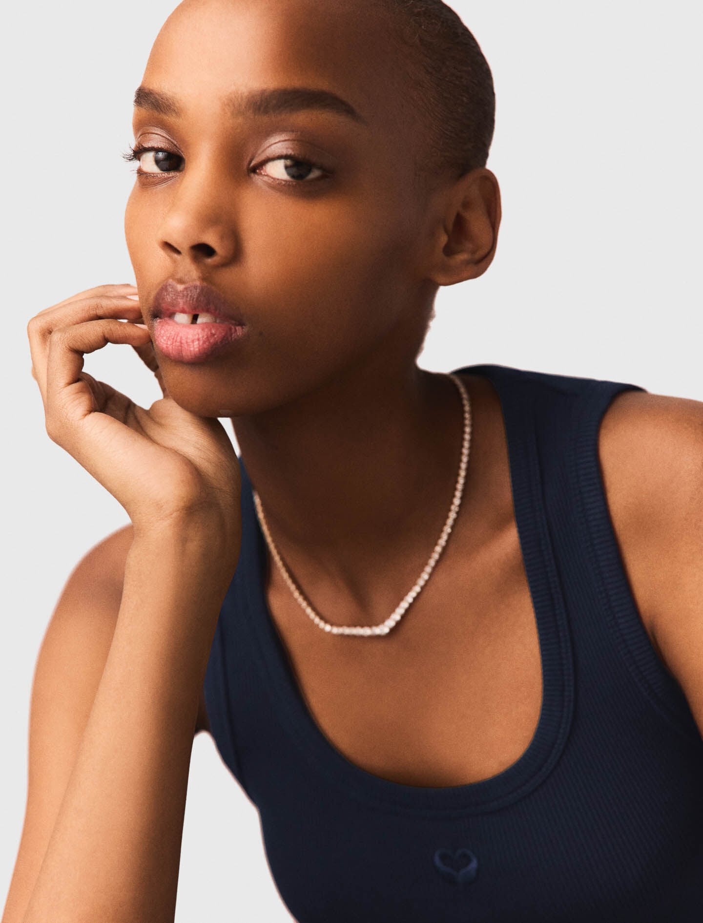 Maje Shop / Cascade diamanté necklace
