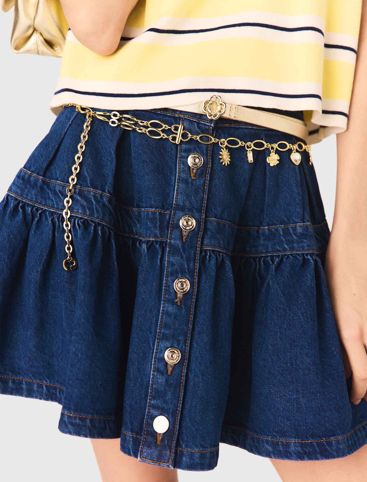 Maje Sale / Double chain belt with charms