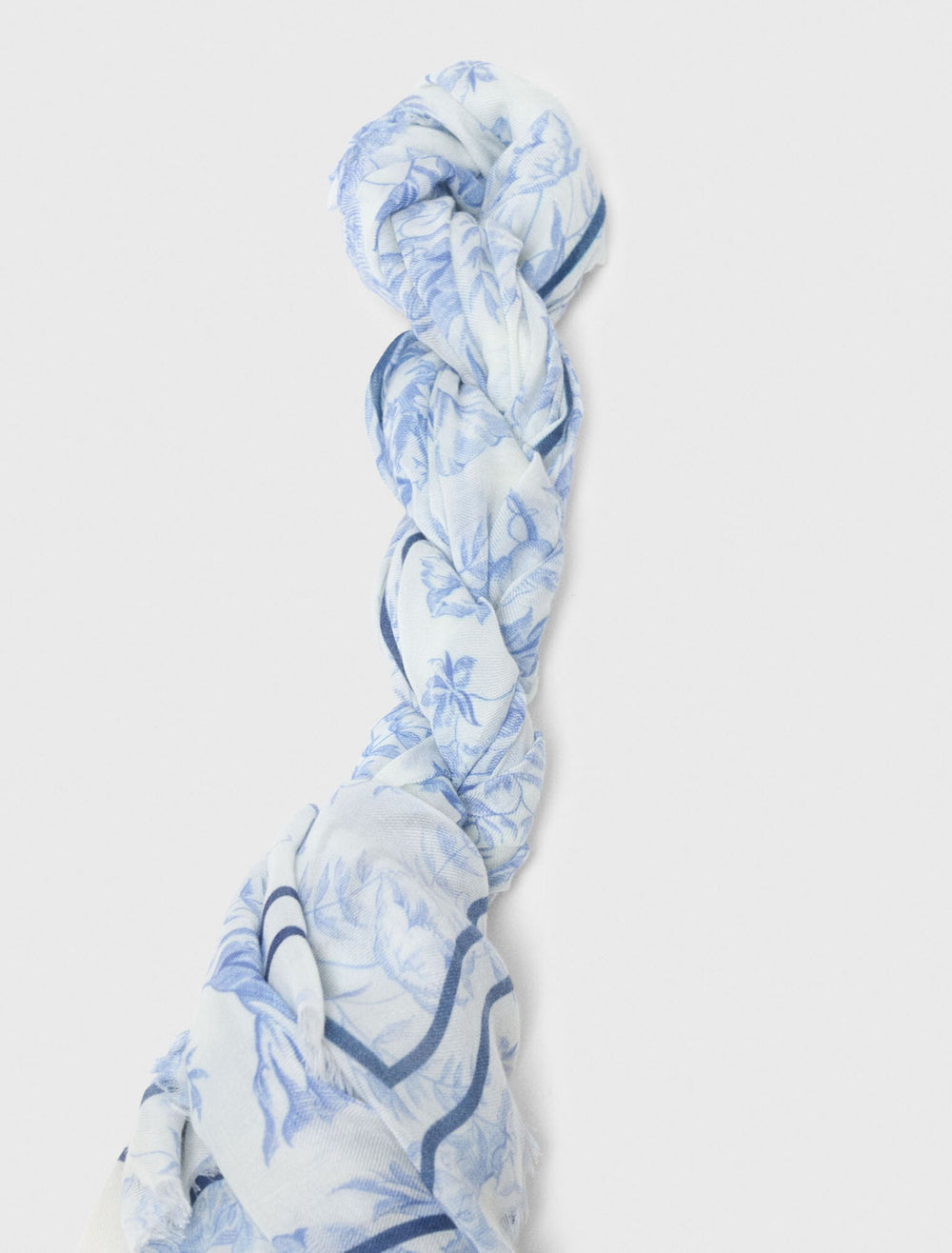 Maje Outlet / Floral print wool blend shawl