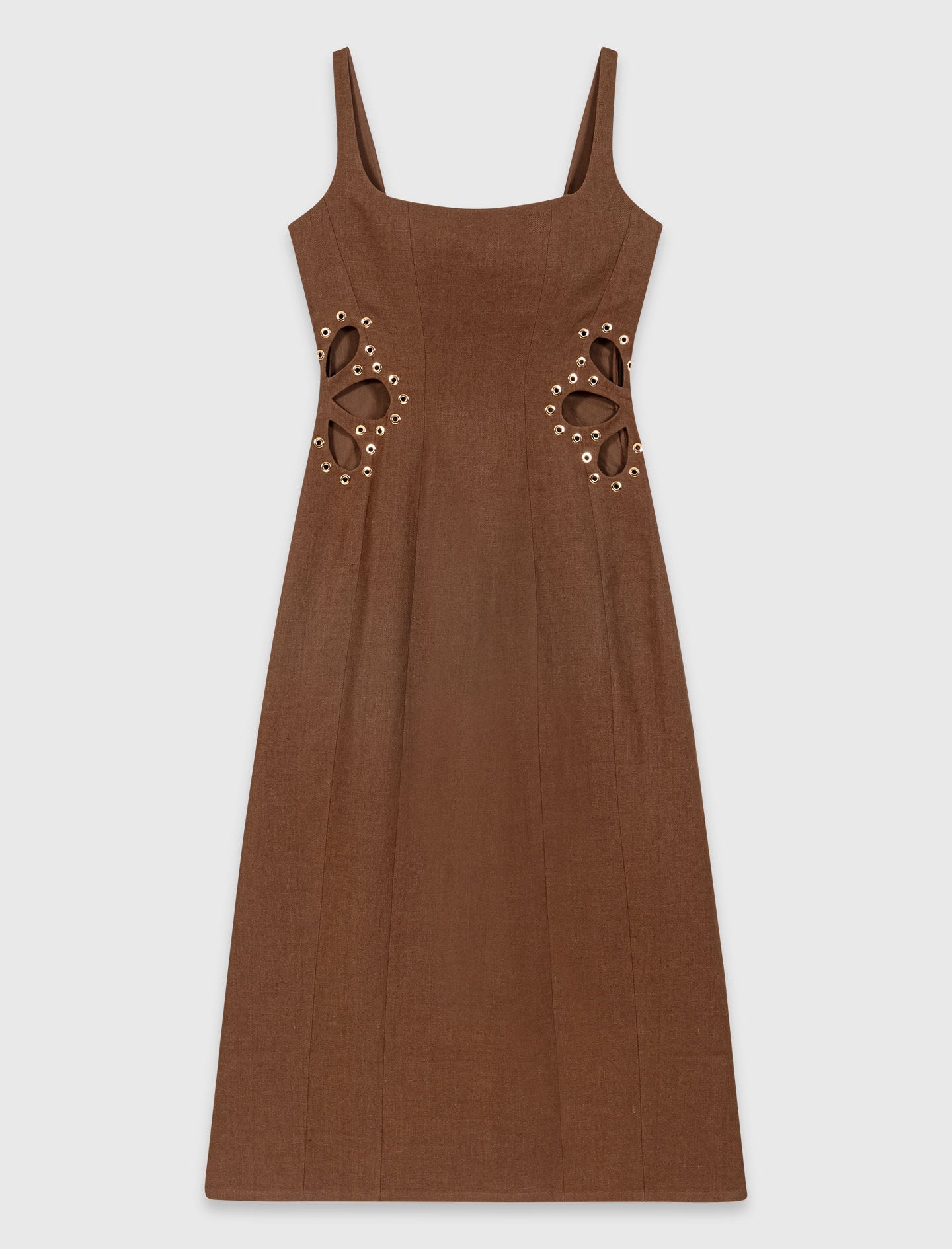 Maje Online / Linen blend maxi dress