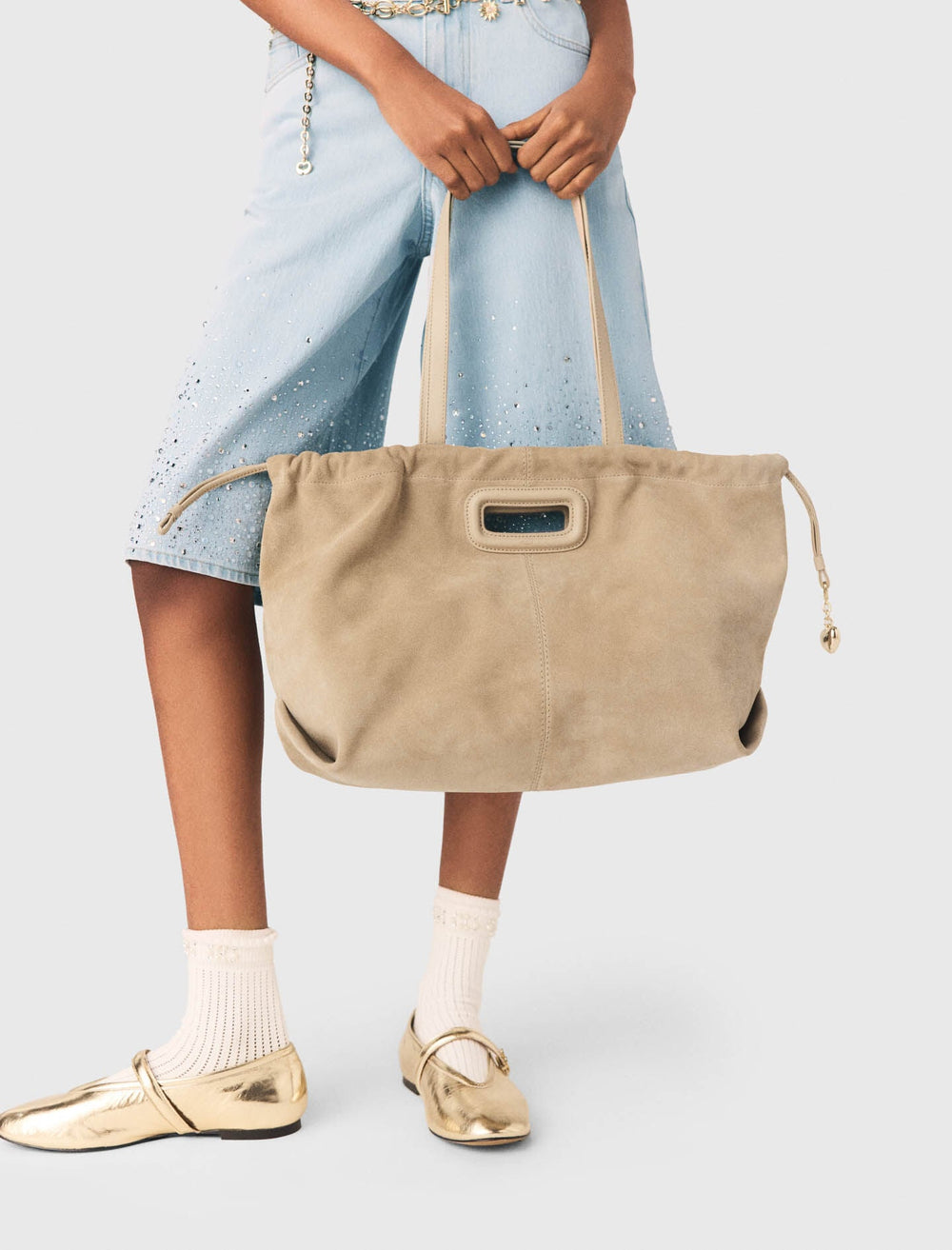 Maje Outlet / Suede Milpli tote bag