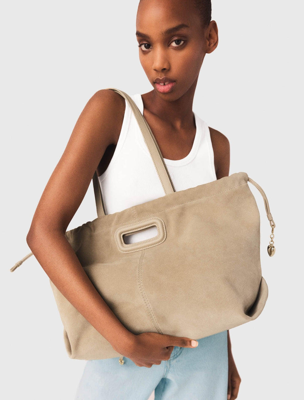 Maje Outlet / Suede Milpli tote bag