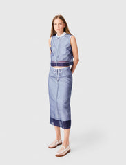 Maje Shop / Cotton and removable organza skirt