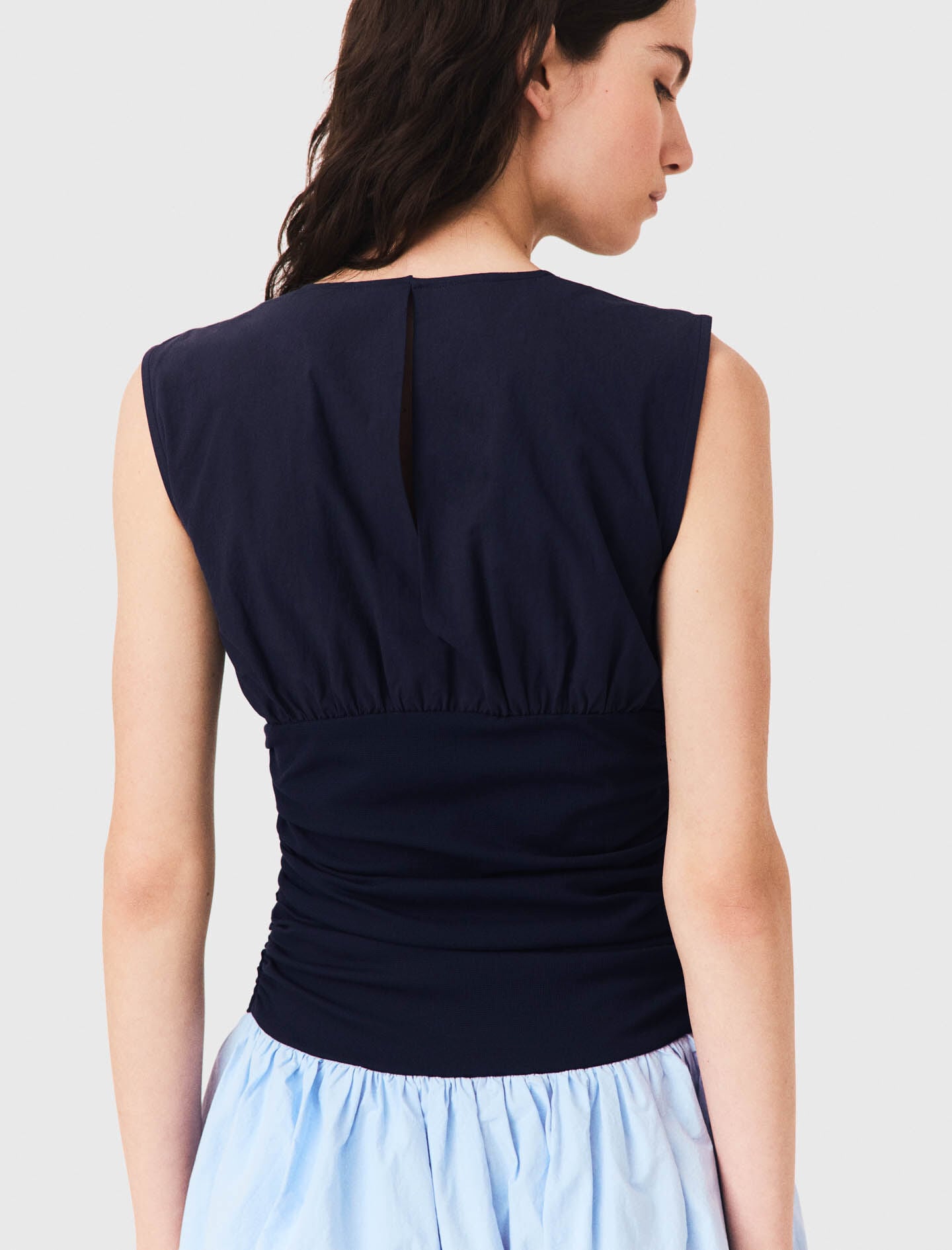 Maje Sale / Jersey and cotton mix dress