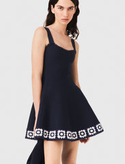 Maje Outlet / Dress with crochet panels