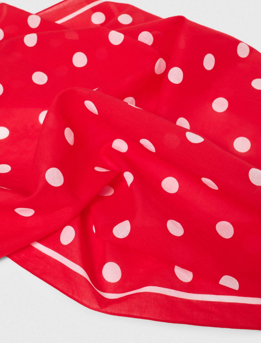Maje Discount / Polka dot cotton bandana