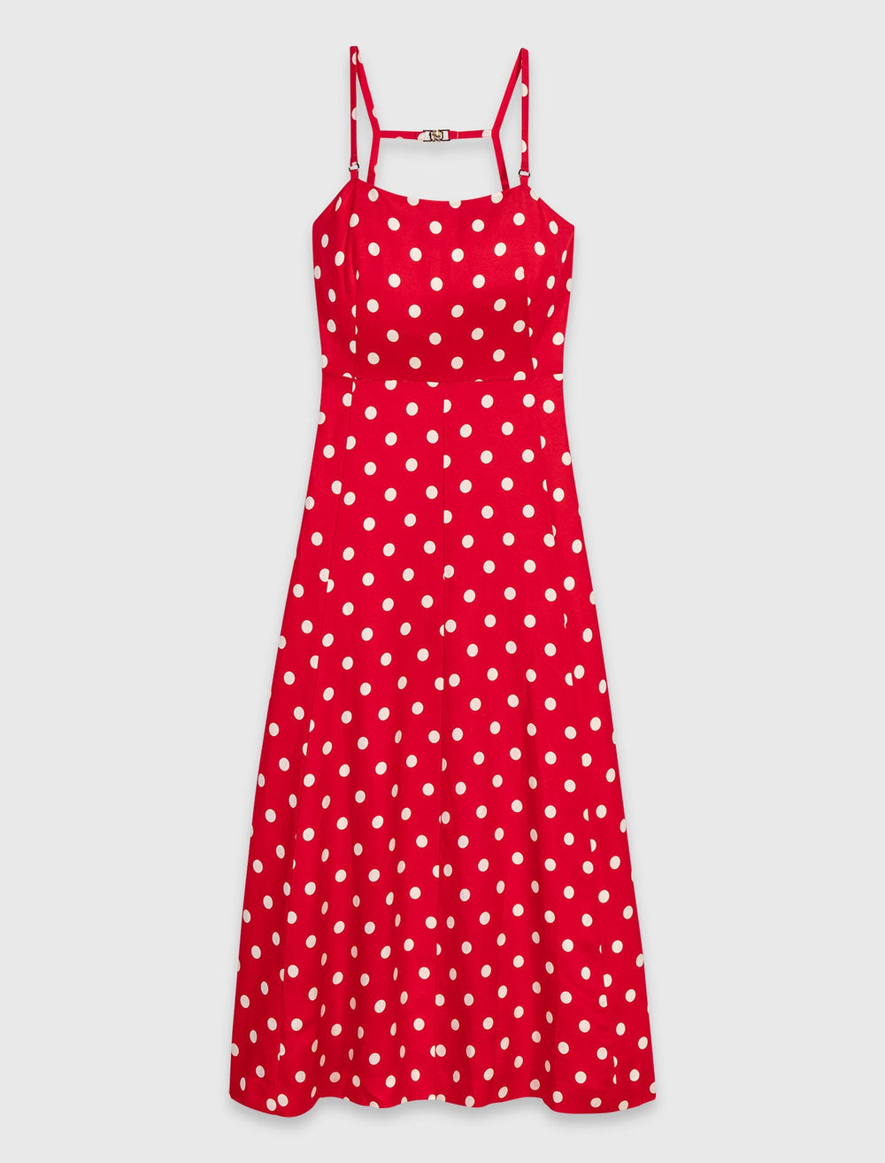 Maje Online / Backless linen-blend maxi dress
