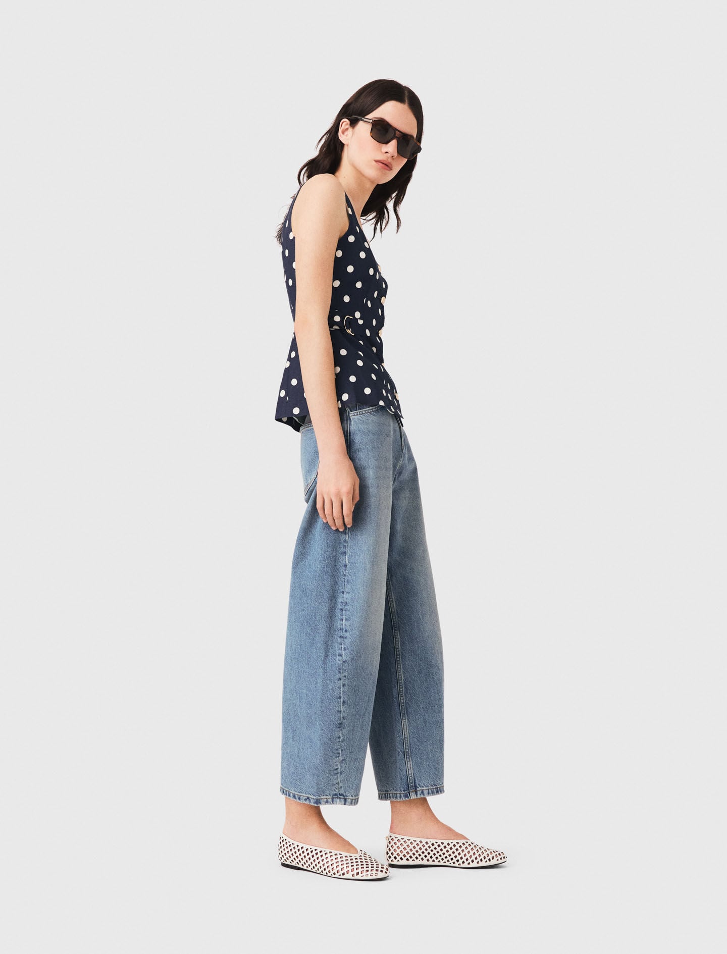 Maje On Sale / Long linen blend vest