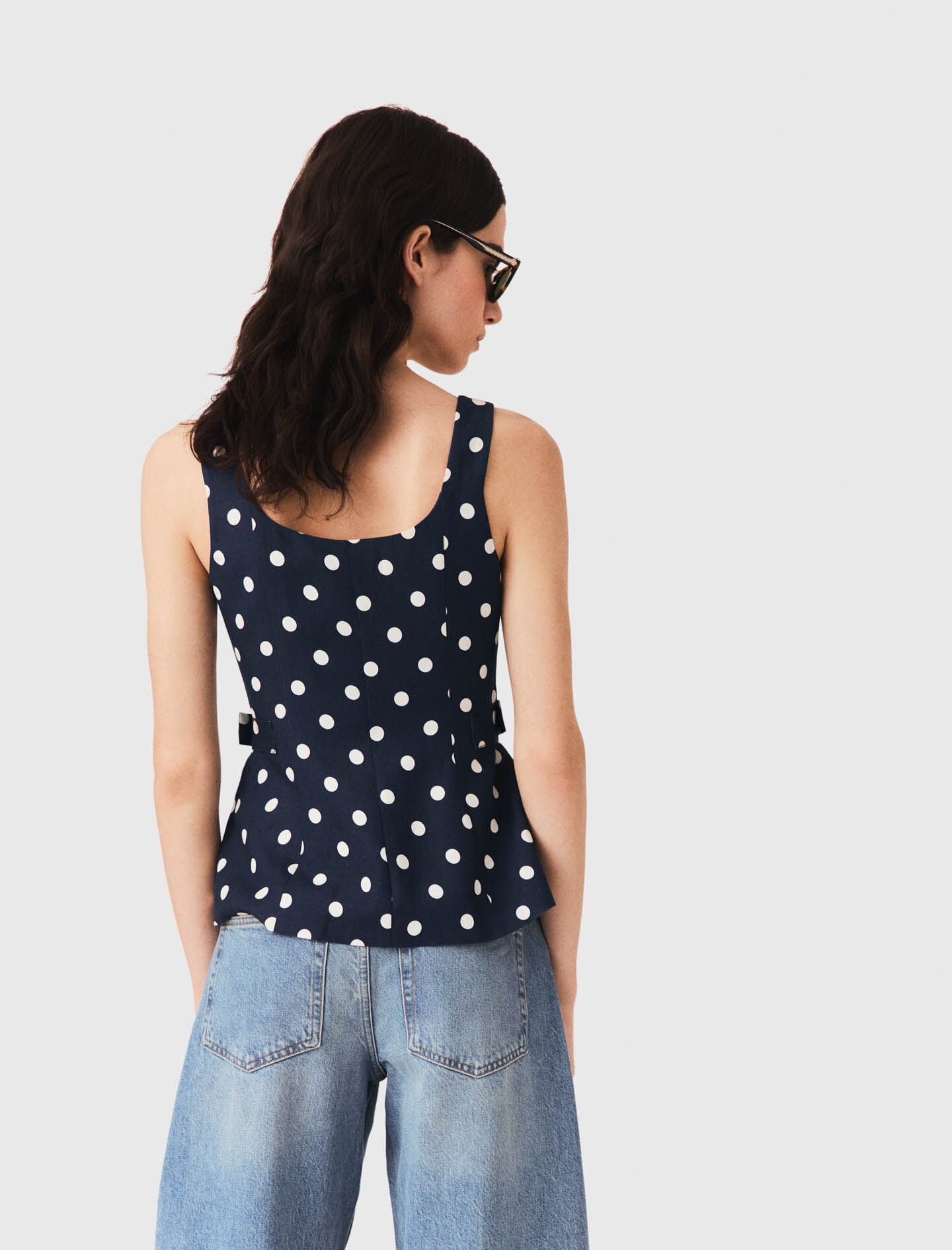 Maje On Sale / Long linen blend vest