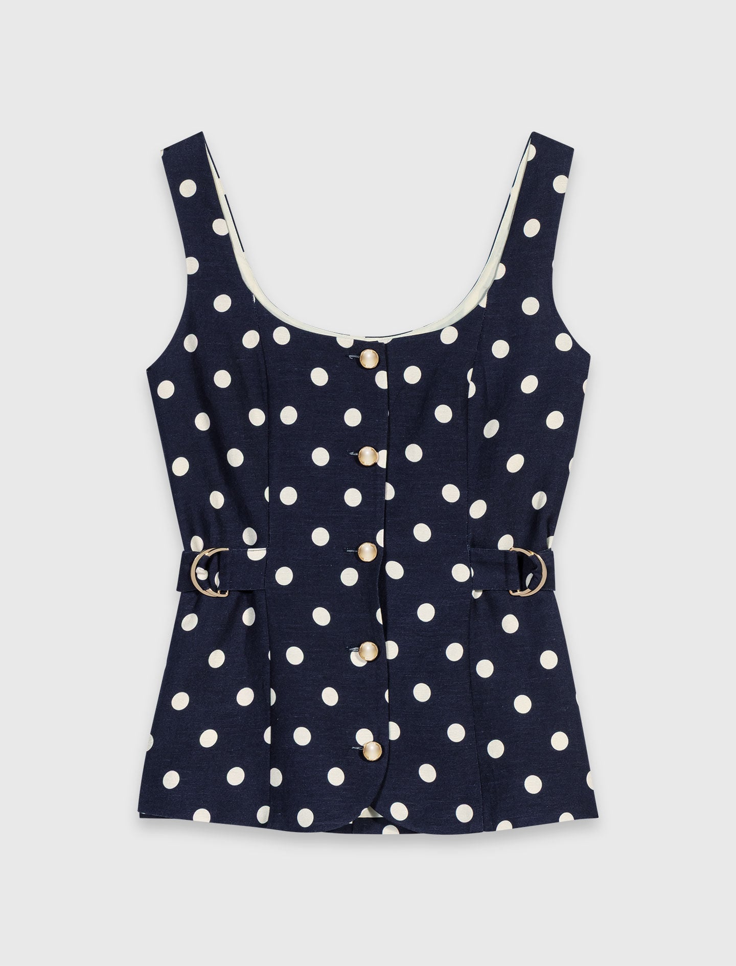 Maje On Sale / Long linen blend vest