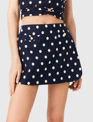 Maje Discount / Linen blend skort