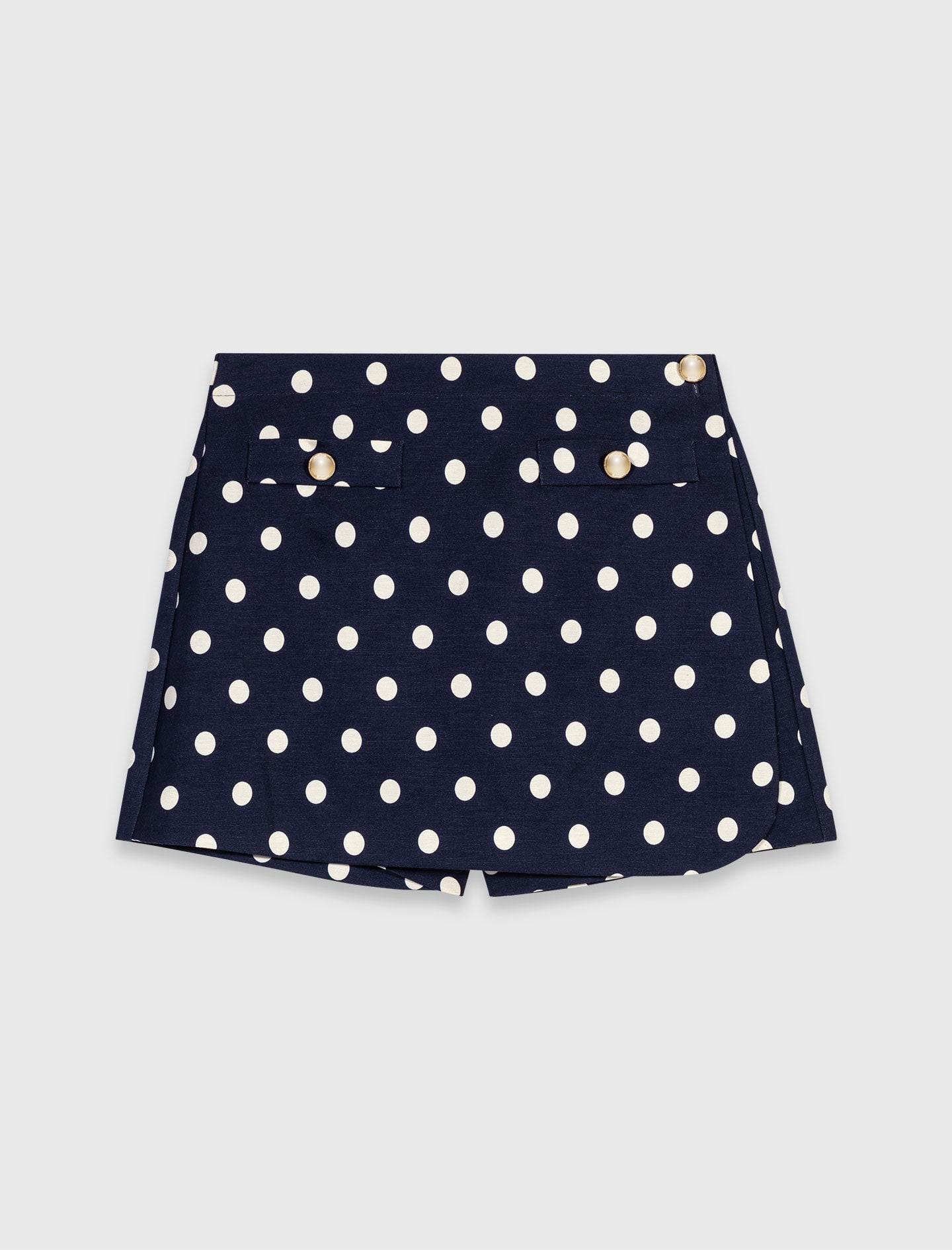 Maje Discount / Linen blend skort