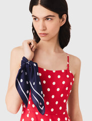 Maje Online / Silk polka dot bandana