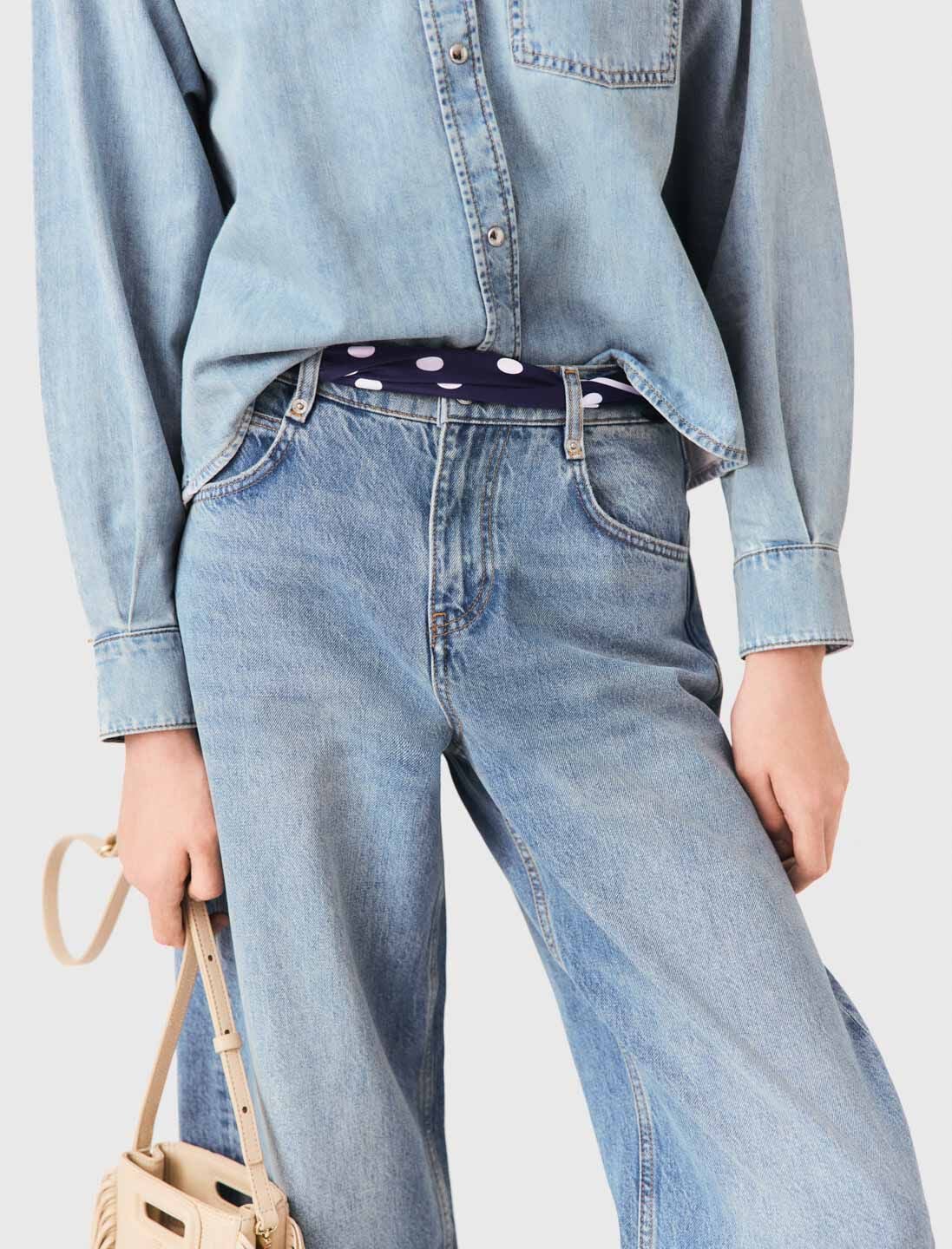 Maje Online / Silk polka dot bandana