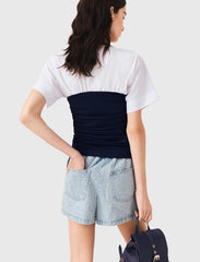 Maje Shop / Pleated jersey top