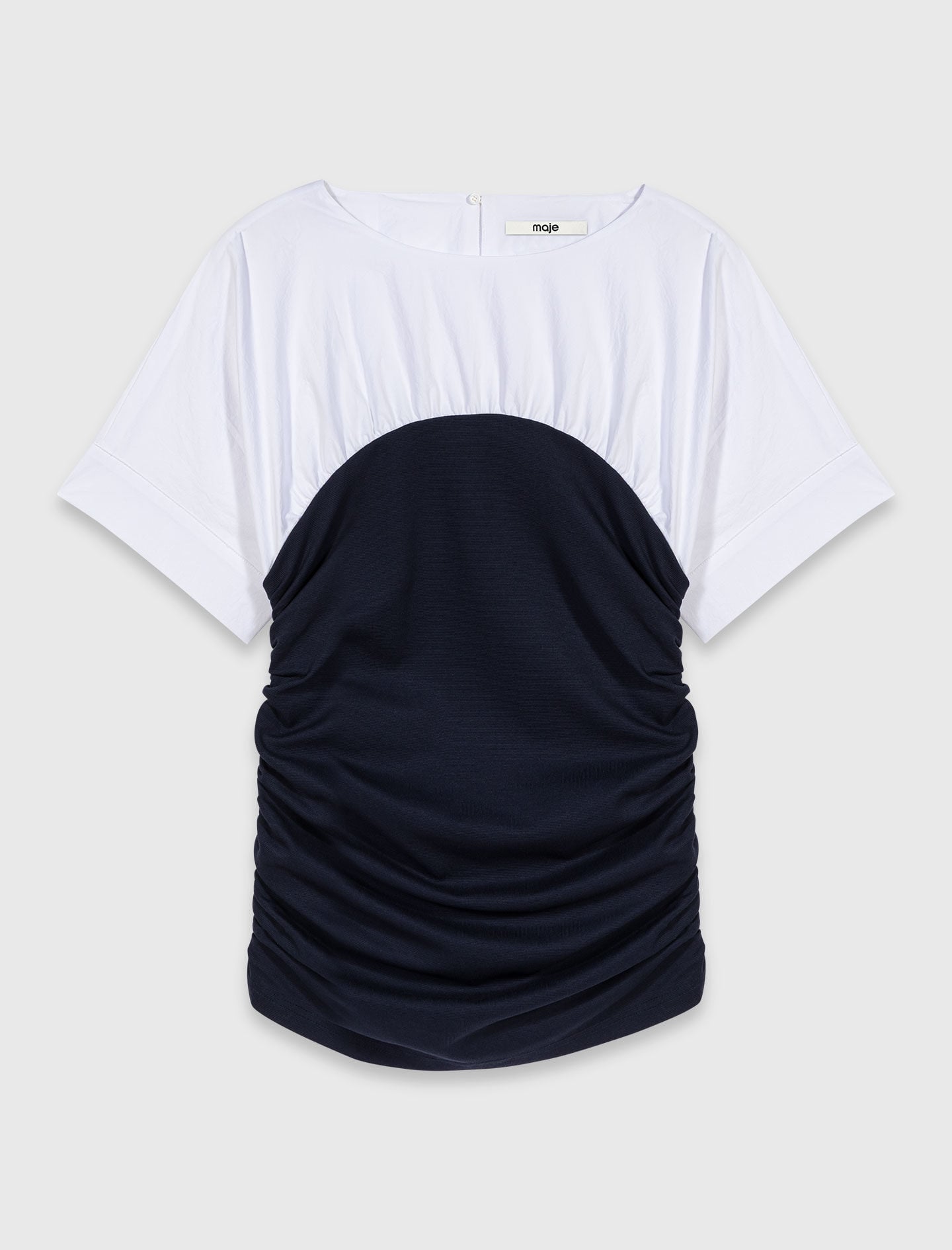 Maje Shop / Pleated jersey top