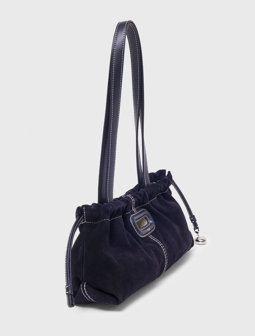 Maje Sale / Topstitched suede Milpli Gazette